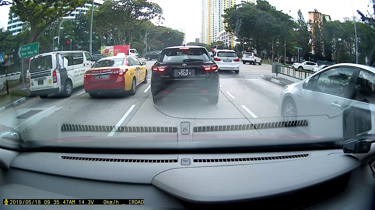 Beat red, not 1 but 3 cars.