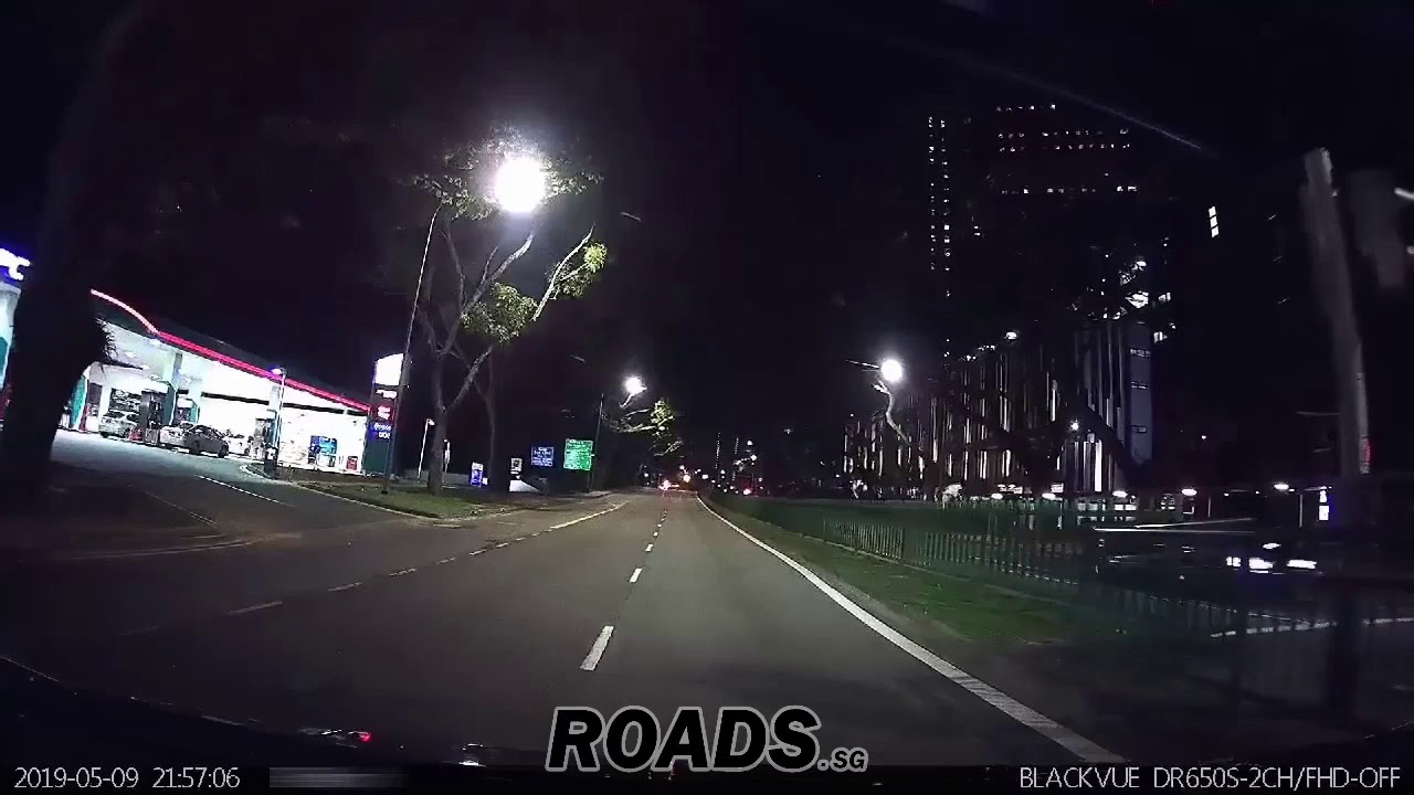 E-scooter crossing illegally and hitting car.