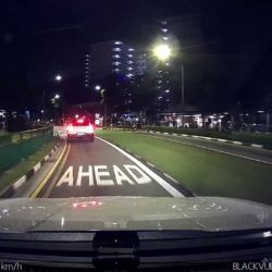 EG7000H – dotted line @ roundabout means slow down, not speed up!