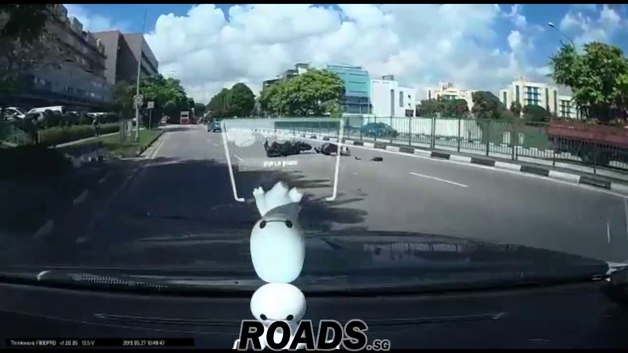 Rider got side swiped