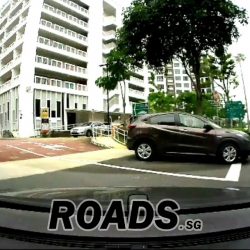 PMD near miss with turning car