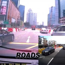 Porsche Boxster driver SDS21S stops in the middle of road and shows rude finger gesture