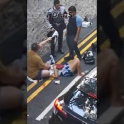 Serious accident behind Lucky Plaza