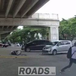 Motorcyclist becomes IP-man and practices kung fu after getting hit by car