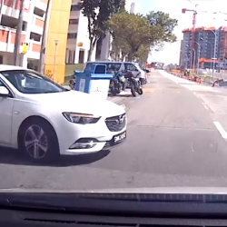 white car