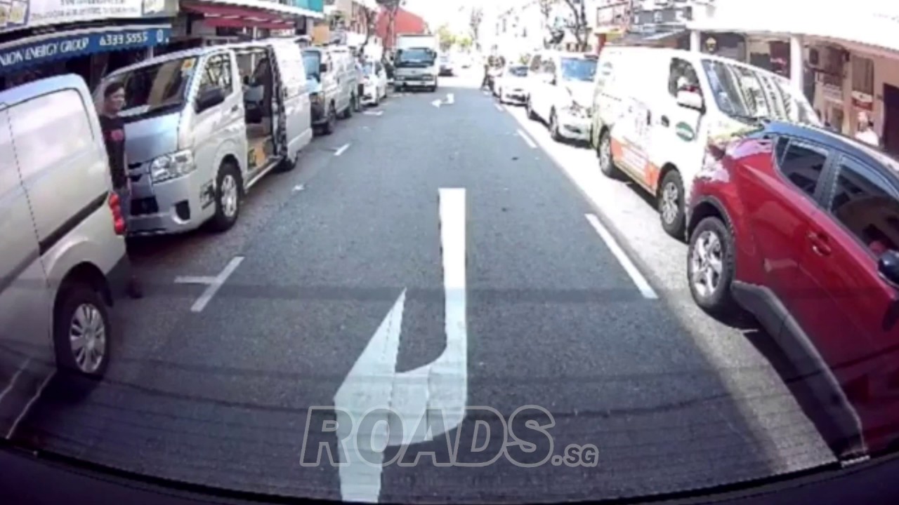 Accident involving Maxi cab