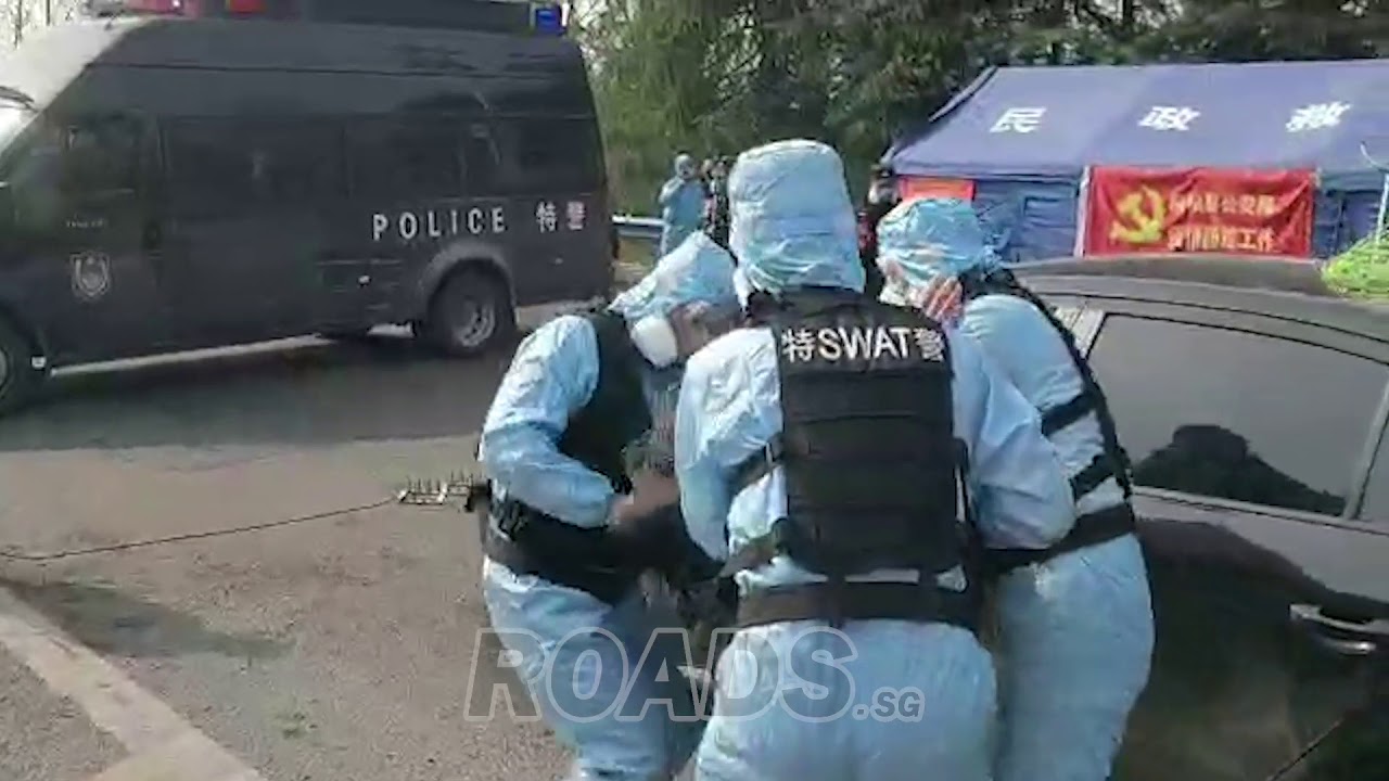 China roads lockdown