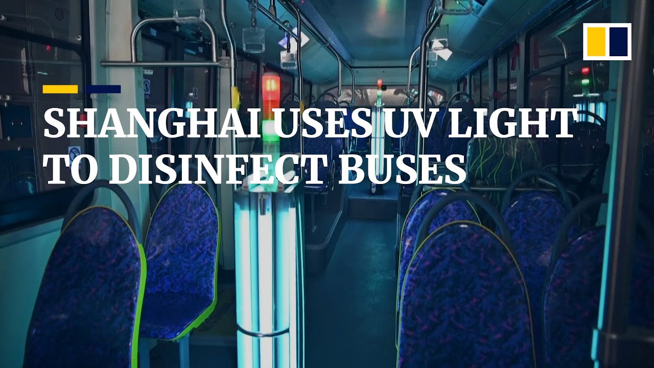 Shanghai uses ultraviolet light to disinfect public buses