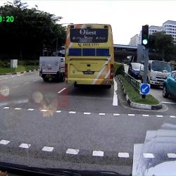 Bus driver of PA7716C driving dangerously along Woodlands Ave 7