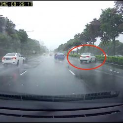 Car skids; causing near accident along CTE towards AMK
