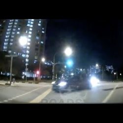 Great reaction by cam-car to prevent accident