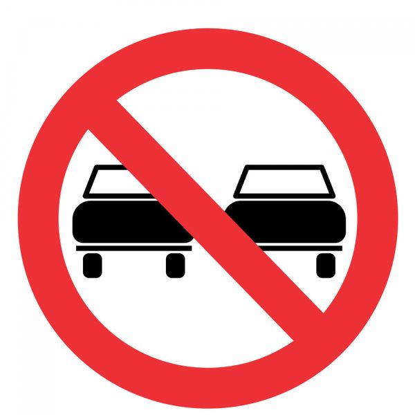 overtaking sign